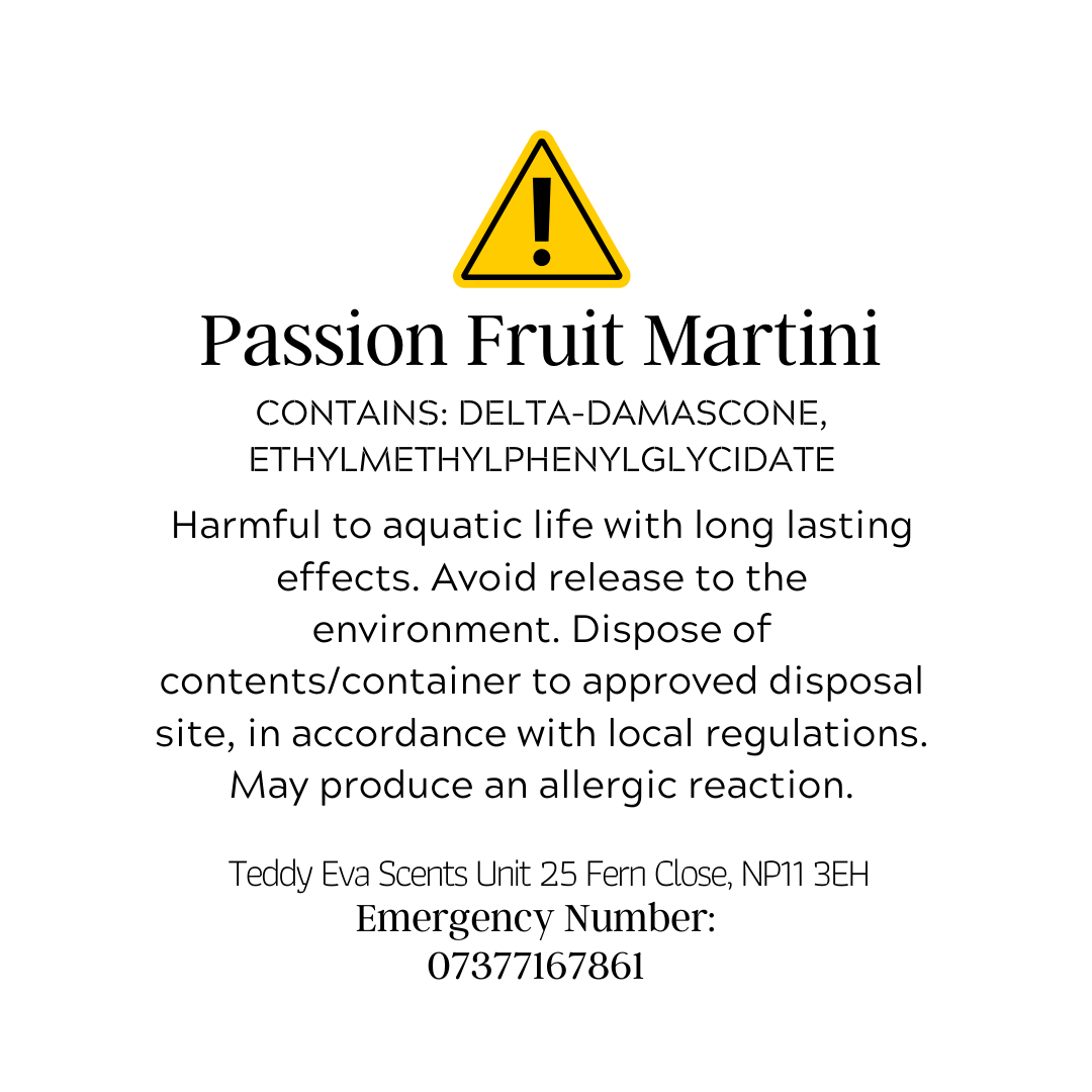 Passion Fruit Martini Teddy Clamshell