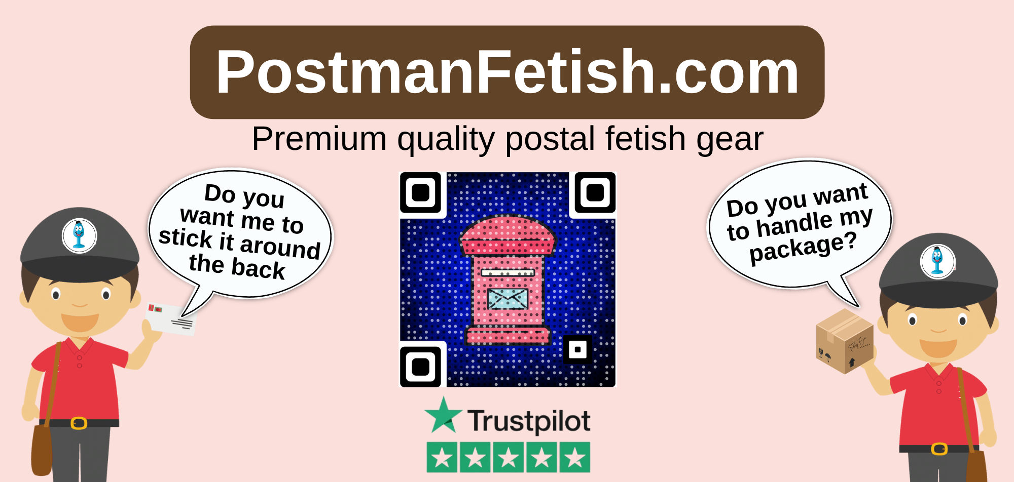 Postman Fetish - prank delivery stickers