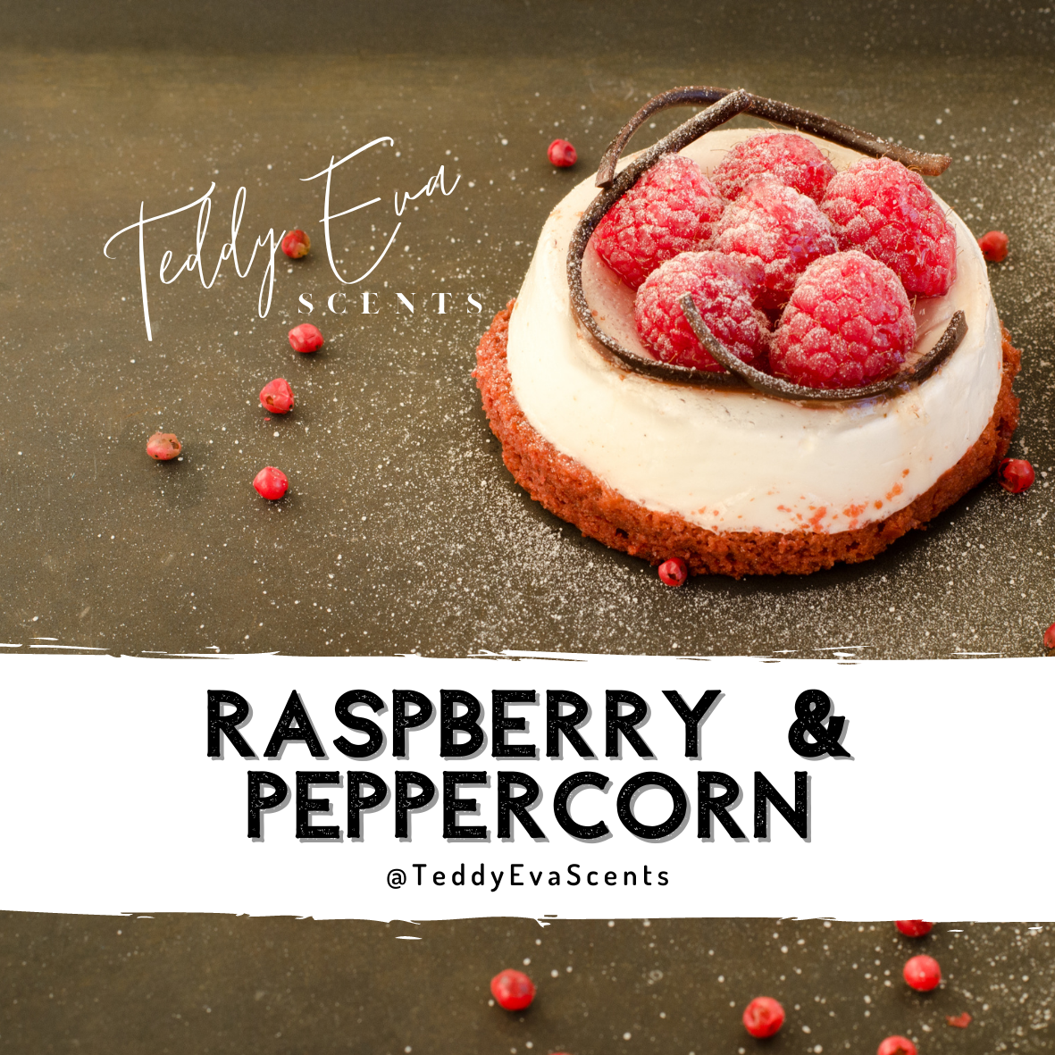 Raspberry & Peppercorn Teddy Pot wax melt