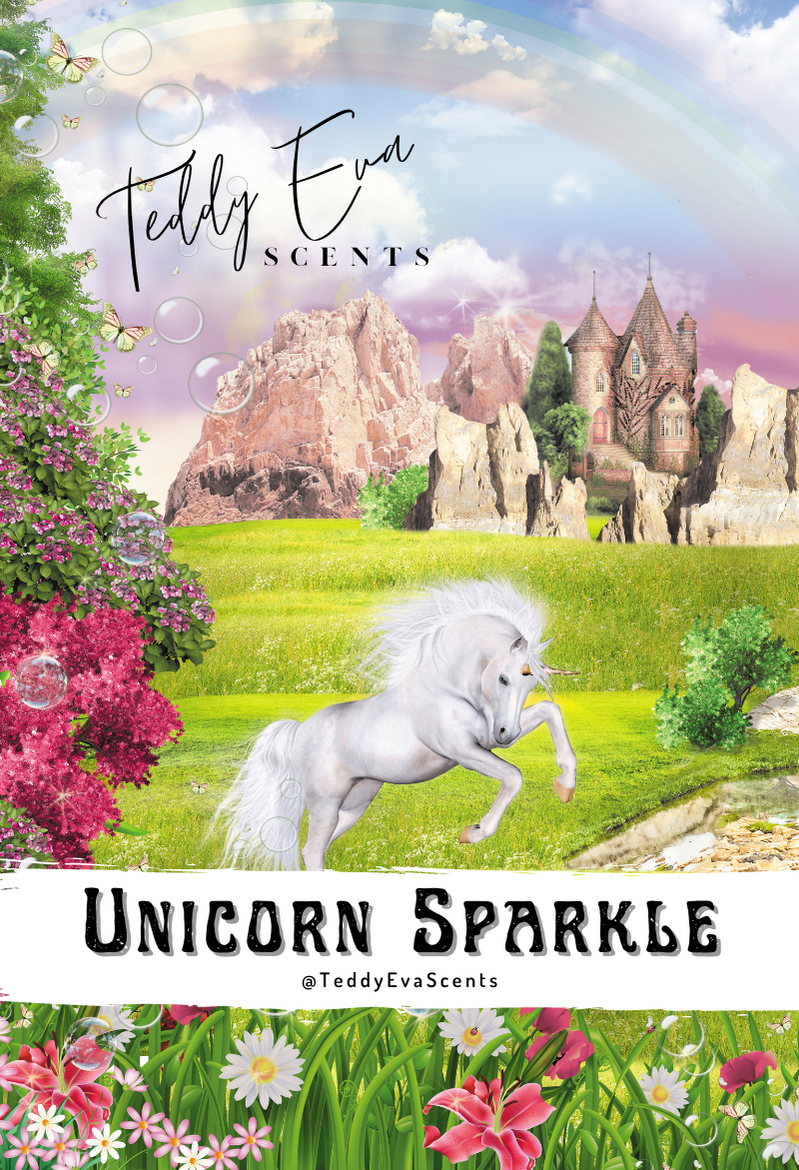 Unicorn Sparkle Teddy Clamshell